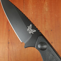 Benchmade 203BK-02 Dacian 7.5" Spear Point MagnaCut® Fixed Blade Blue Canvas Black Micarta Handle