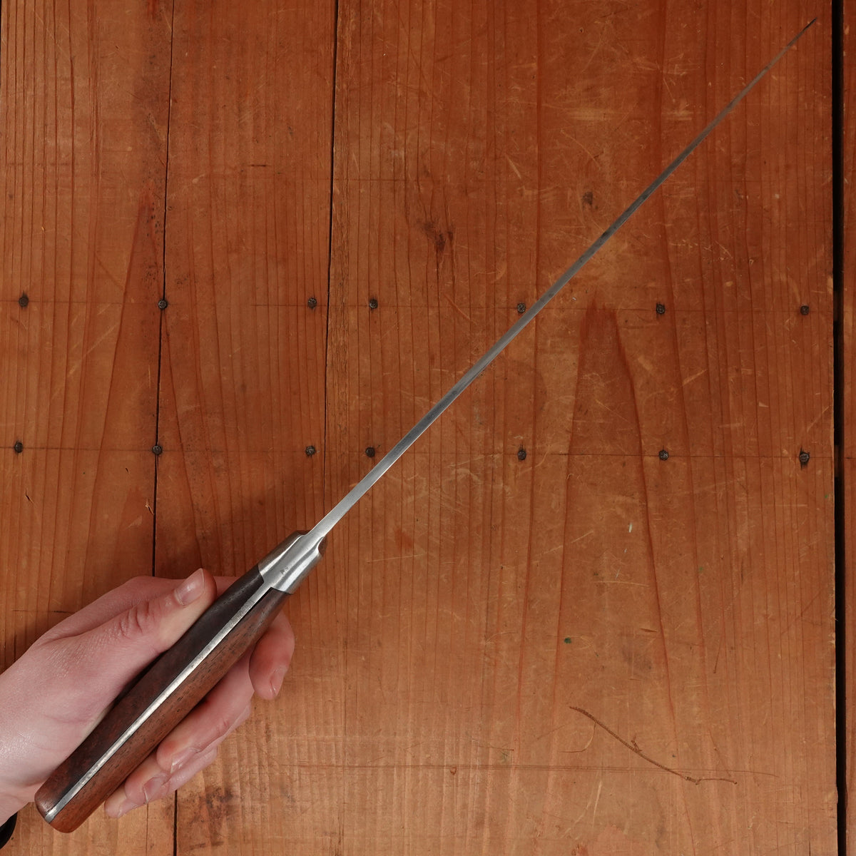 K Sabatier Jeune 10” / 25cm Chef Knife Carbon Steel ~1960s