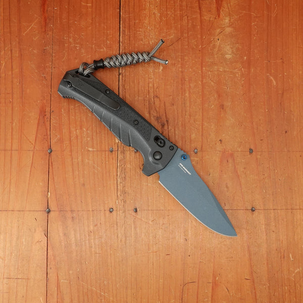 Benchmade 18060BT-01 Adira Drop Point Magnacut Tempest Gray Grivory Handle