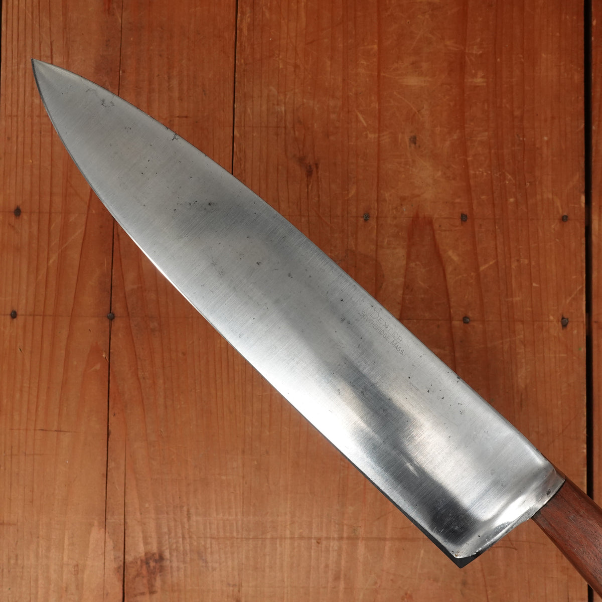 Vintage Dexter 10” Chef Knife Carbon Steel USA 1960-90