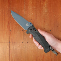 Benchmade 18060BT-01 Adira Drop Point Magnacut Tempest Gray Grivory Handle