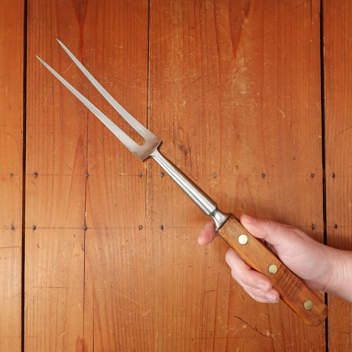 14” Fork Hand Forged Carbon Steel USA 1930’s-60s