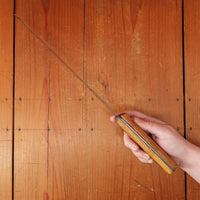 J.A. Henckels 10" Bullnose Butcher Knife Carbon Steel Solingen ~1900