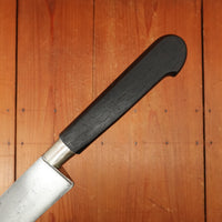 Sabatier Aux 2 Lions Paris 12" Round Tip Slicer Carbon Steel Nogent Style / Cuisine Massif Nickel Rosewood Handle