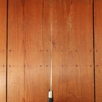 Sabatier Aux 2 Lions Paris 12" Round Tip Slicer Carbon Steel Nogent Style / Cuisine Massif Nickel Rosewood Handle