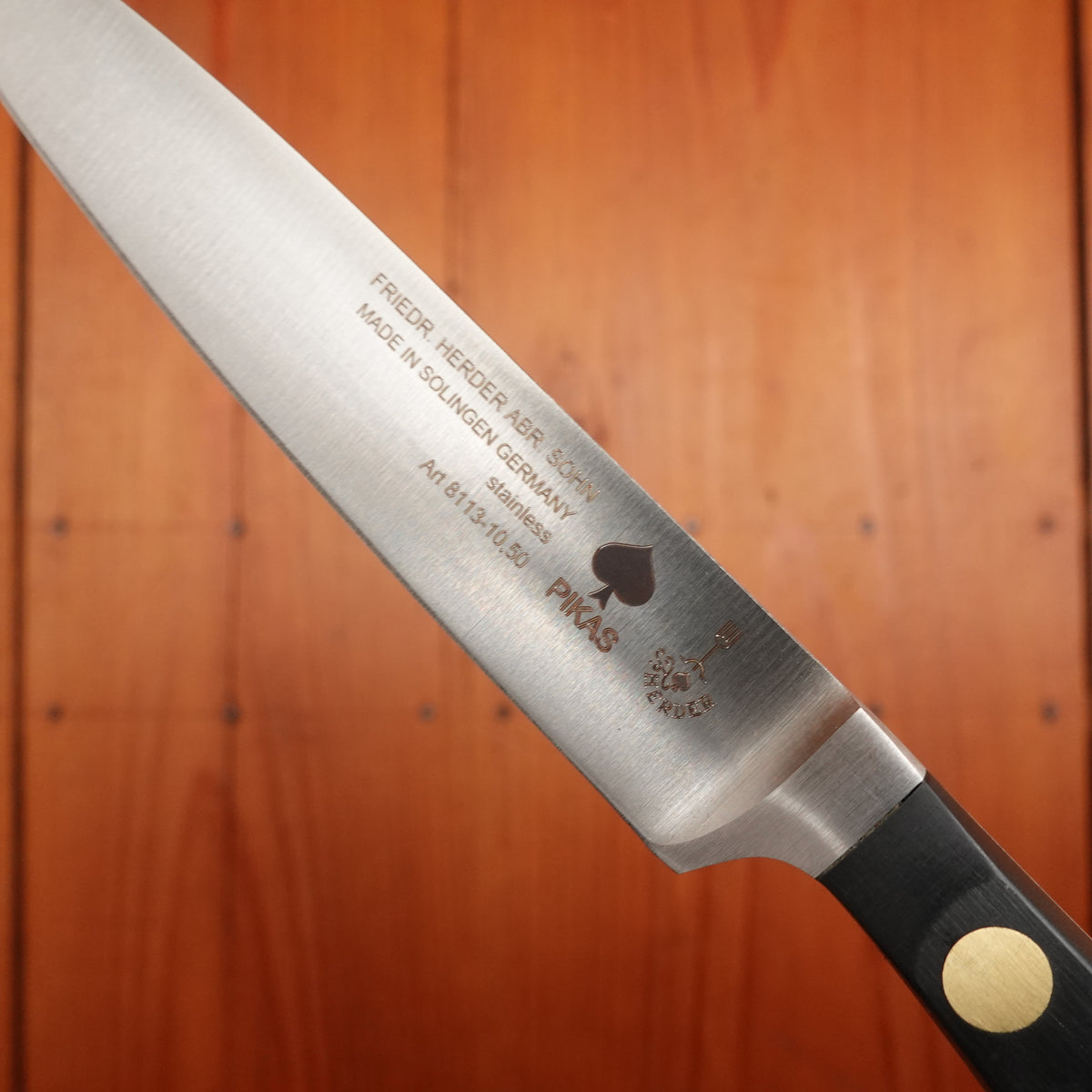 Friedr Herder Pikas 4” Paring Knife Forged Stainless POM