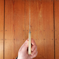 Lamson & Goodnow Set of 4 Luncheon Knives & Forks Carbon & Bone Shellburne Falls Mass 1840s-1853