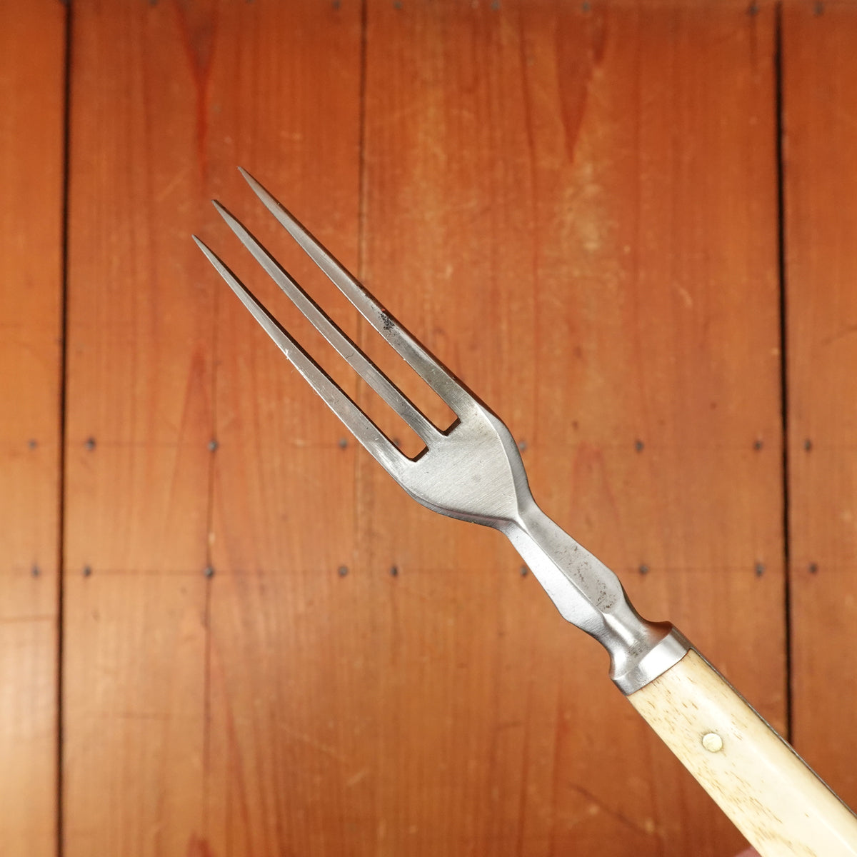 Lamson & Goodnow Set of 4 Luncheon Knives & Forks Carbon & Bone Shellburne Falls Mass 1840s-1853