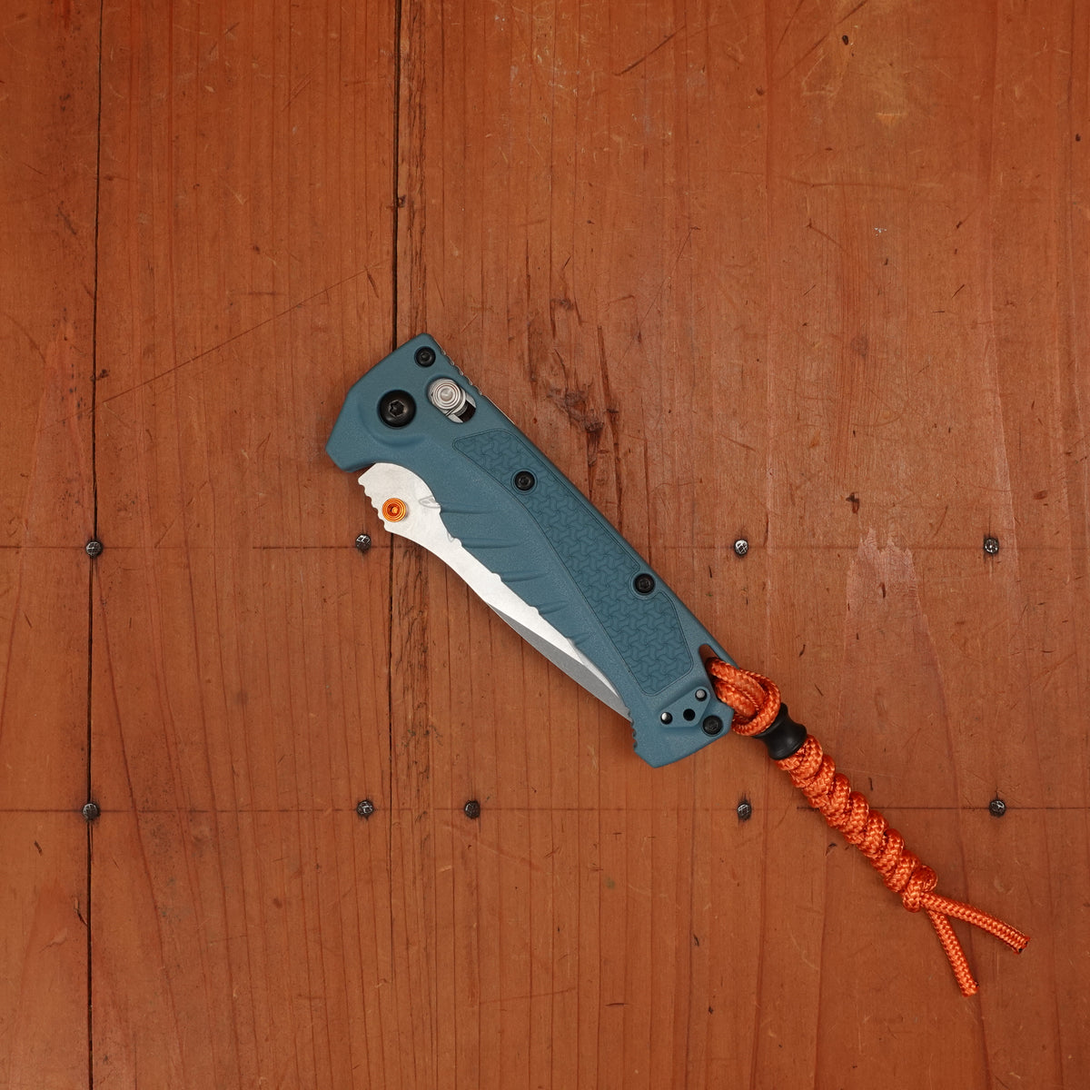 Benchmade 18065 Mini Adira Drop Point CPM-Magnacut Depth Blue Grivory Handle