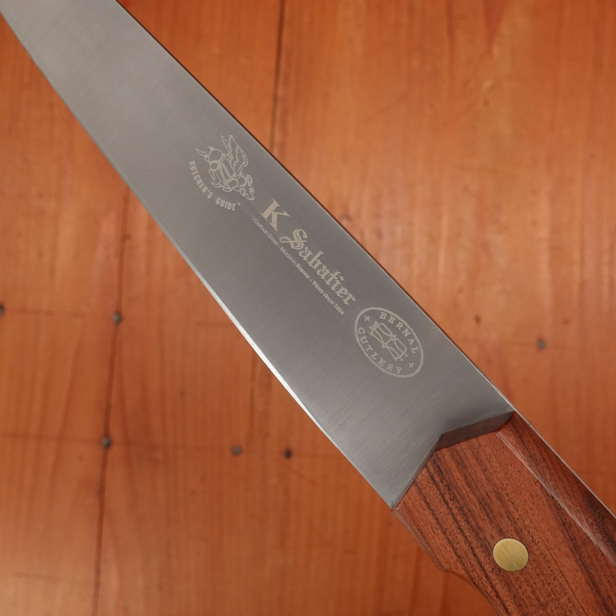 INVICTUS K Sabatier x Bernal Cutlery x Butcher's Guide Special Butcher Knife Carbon Steel Palissander