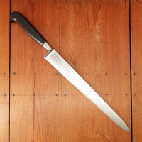 J Russell Green River Works 12.25" Slicer Carbon Steel Ebony Turners Falls Mass 1870s-1900?