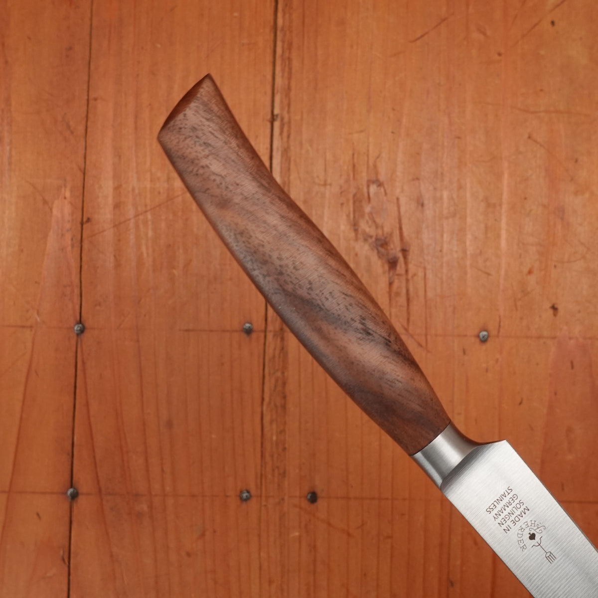 Friedr Herder Madera 4.75" Steak Knife Forged Stainless Walnut 1/2 Bolster