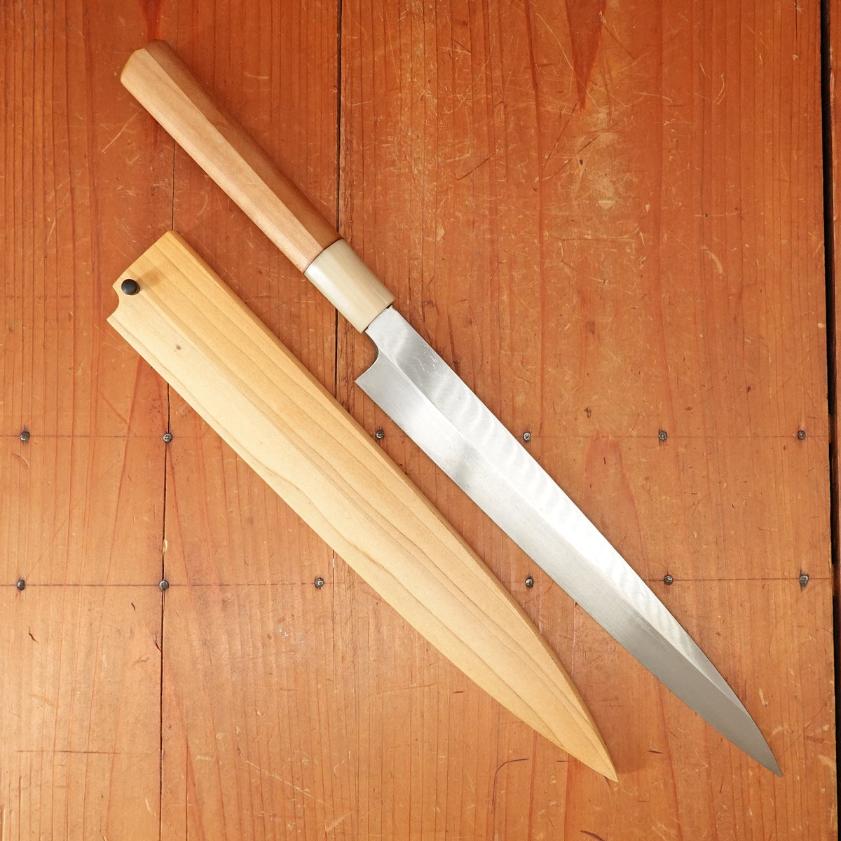 Trade In Mizuno Tanrejo Honyaki 240mm Yanagi Shirogami 2