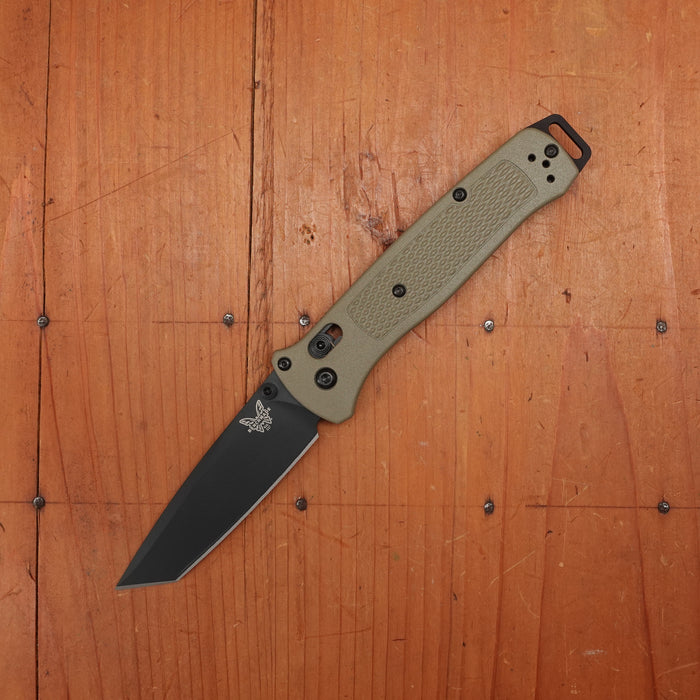 Benchmade 537BK-06 Bailout Tanto CPM-S30V AXIS Lock Ranger Green Handle