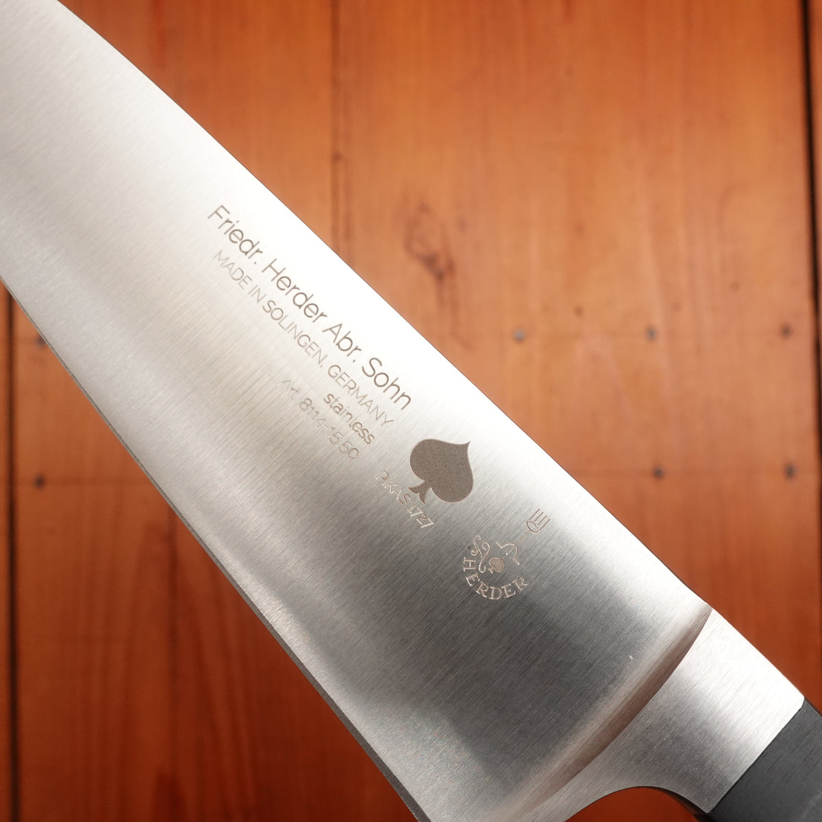 Friedr Herder Pikas 6” Chef Knife Forged Stainless POM