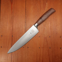 Friedr Herder Madera 8" Chef Forged Stainless Walnut 1/2 Bolster