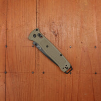 Benchmade 537BK-06 Bailout Tanto CPM-S30V AXIS Lock Ranger Green Handle