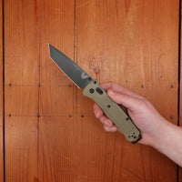 Benchmade 537BK-06 Bailout Tanto CPM-S30V AXIS Lock Ranger Green Handle