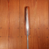 New Old Stock 25.5cm / 10" Plate-Semelle Abattre Butcher Knife Hand Forged Carbon 3 Rosette Rosewood 1950-60