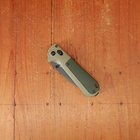 Benchmade 431SBK-1 Redoubt Drop Point CPM-D2 AXIS Lock Ranger Grn/Forest Grn Handle