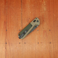 Benchmade 431SBK-1 Redoubt Drop Point CPM-D2 AXIS Lock Ranger Grn/Forest Grn Handle