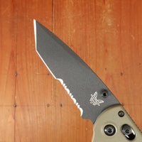 Benchmade 431SBK-1 Redoubt Drop Point CPM-D2 AXIS Lock Ranger Grn/Forest Grn Handle