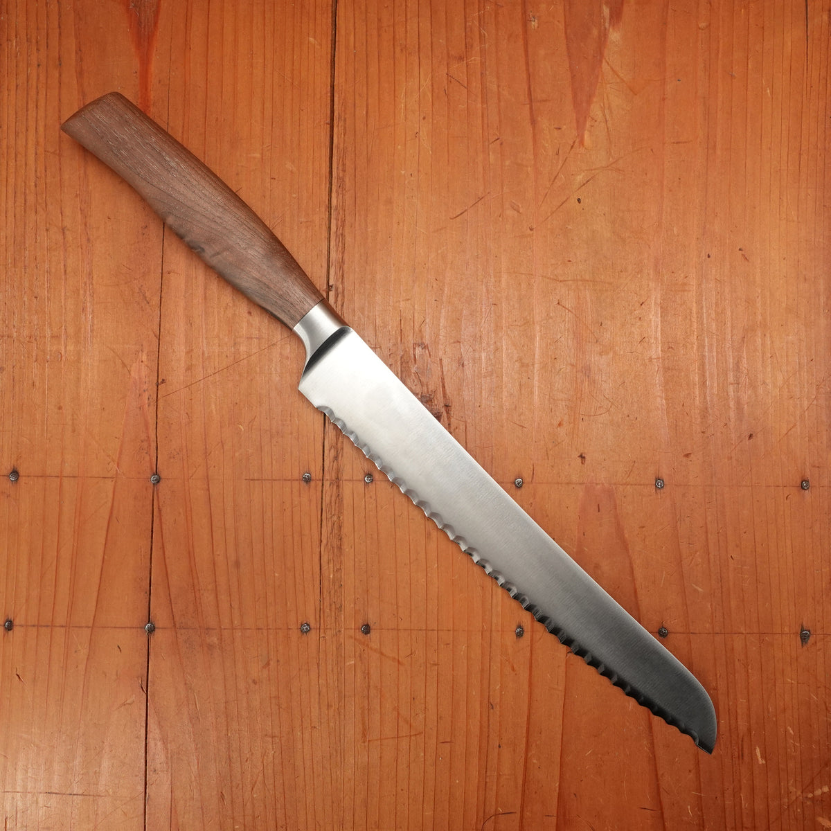 Friedr Herder Madera 8.5" Bread Forged Stainless Walnut 1/2 Bolster