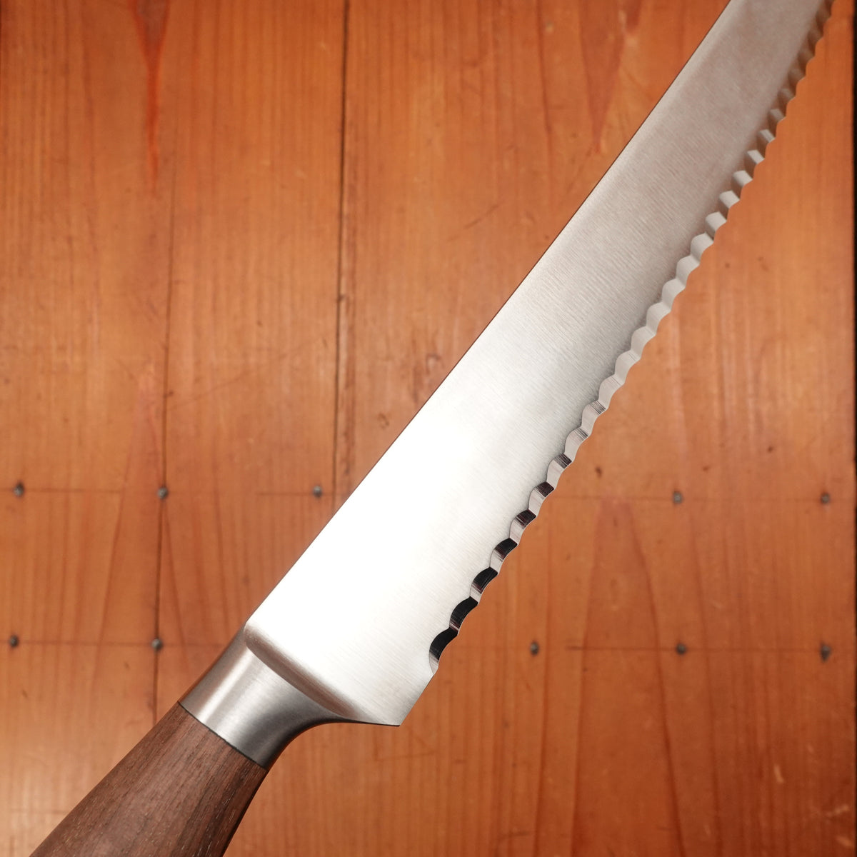 Friedr Herder Madera 8.5" Bread Forged Stainless Walnut 1/2 Bolster