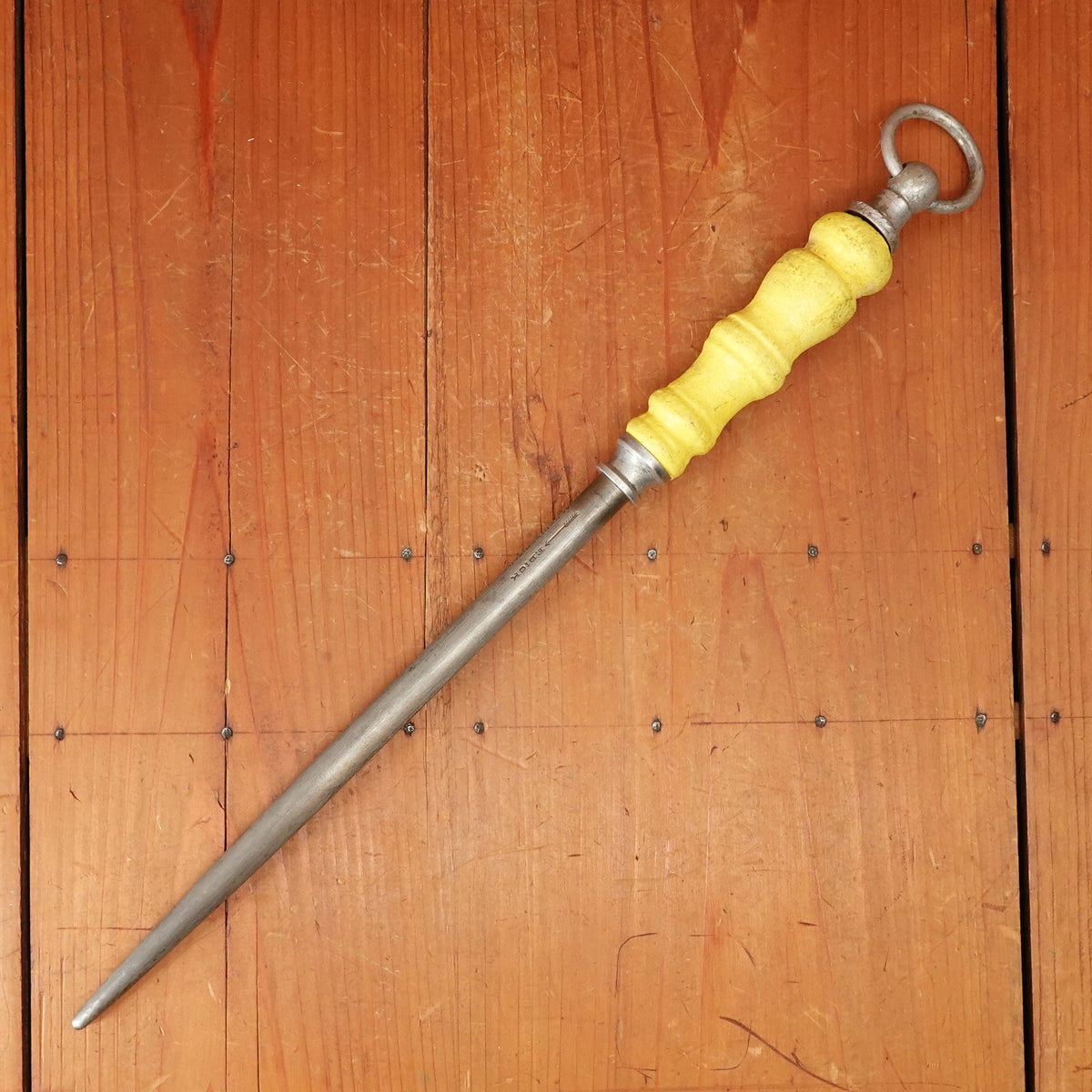 F Dick 10" Honing ROd Medium-Cut 1/2" Germany 1970s-80s