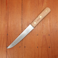 New Old Stock 6" Wide Stiff Boning Knife Carbon Steel USA 1950-60s