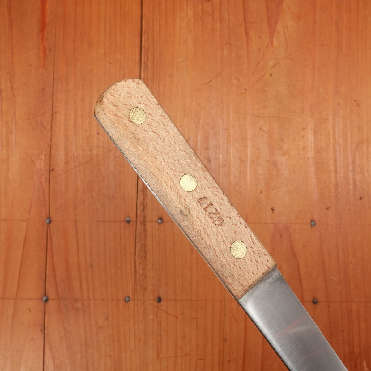 New Old Stock 6" Wide Stiff Boning Knife Carbon Steel USA 1950-60s