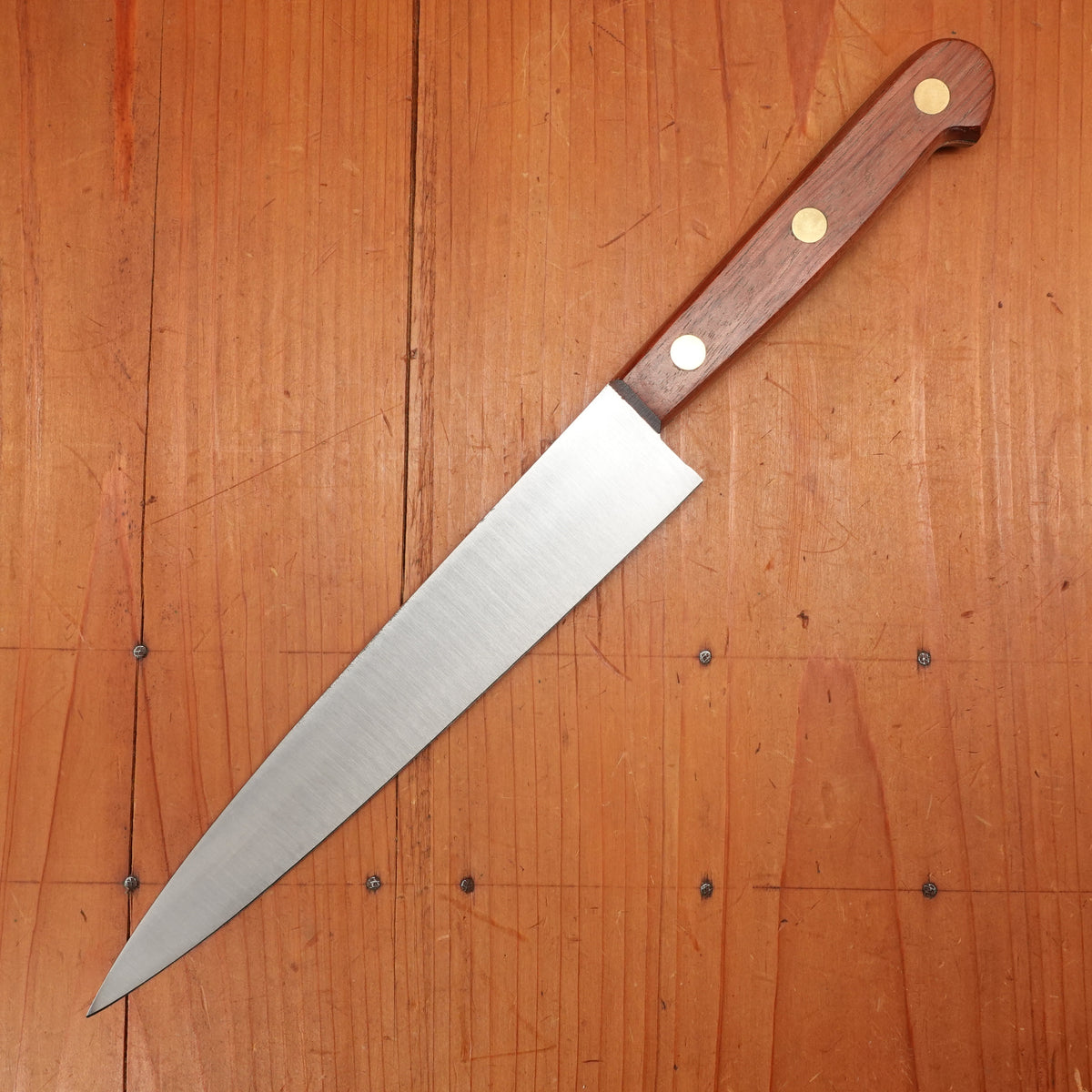 New Vintage 20cm / 8" Slicer Carbon Steel & Rosewood Thiers, France 1960-90s