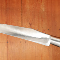 Ekco Ancienne Maison / Sabatier Trumpet 8.25" Yataghan Slicer Stainless Walnut 1950s 60s