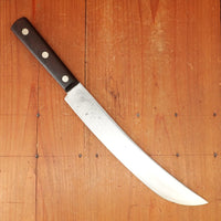 Utica Kutmaster 10" Scimitar Carbon Steel Rosewood Utica NY 1837-1960s