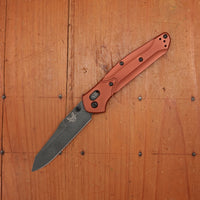 Benchmade 940BK-03 Osborne Reverse Tanto CPM-Magna-Cut AXIS Lock Burnt Copper Aluminum Handle