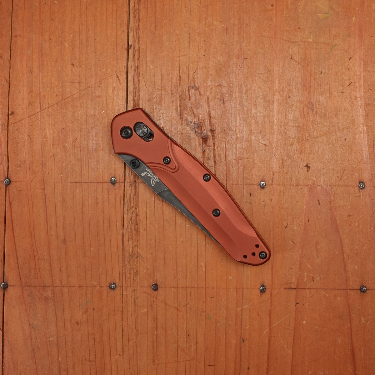 Benchmade 940BK-03 Osborne Reverse Tanto CPM-Magna-Cut AXIS Lock Burnt Copper Aluminum Handle