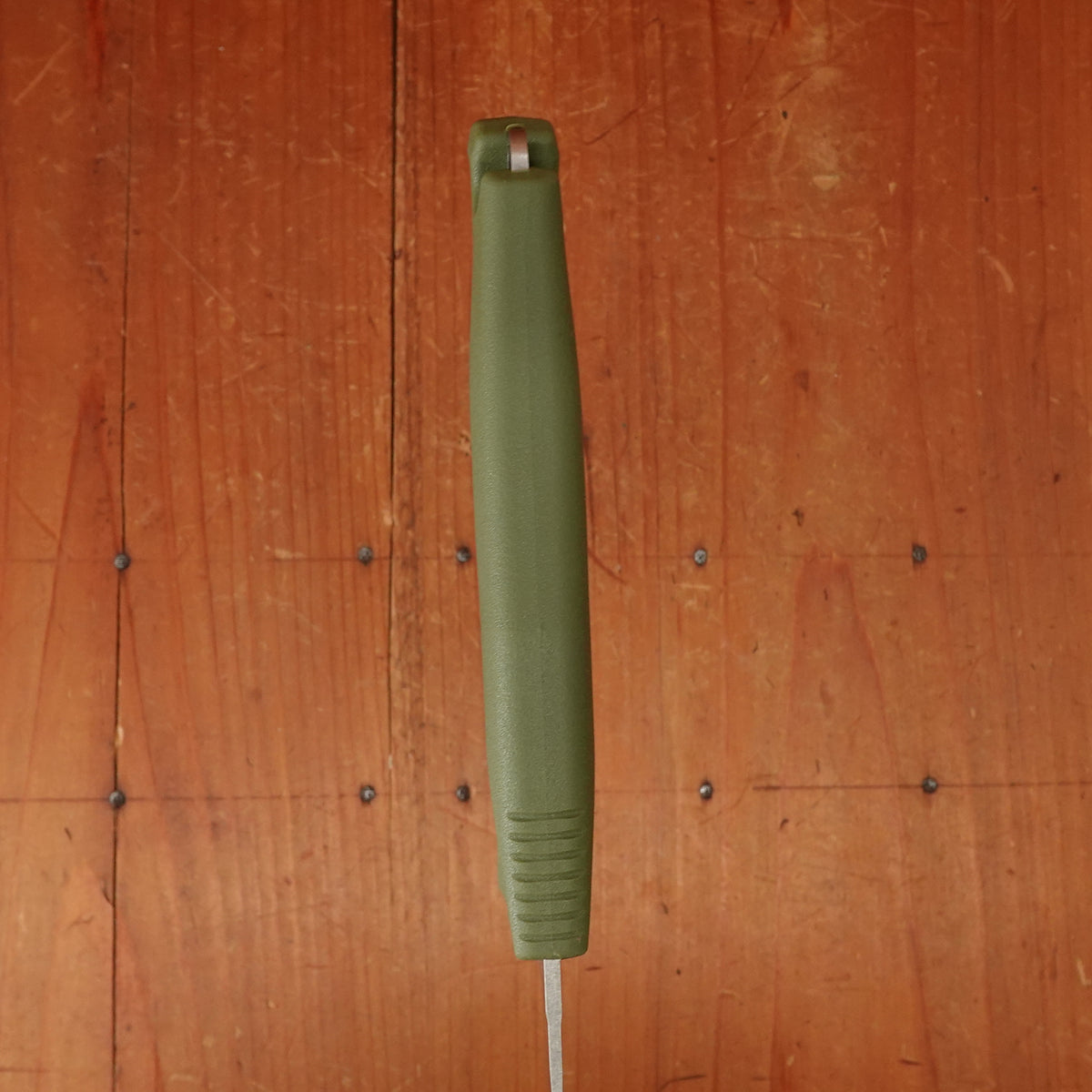 Benchmade 15505 Meatcrafter 4" Trailing Point CPM-154 Fixed Blade Dark Olive Santoprene Handlewith Sheath