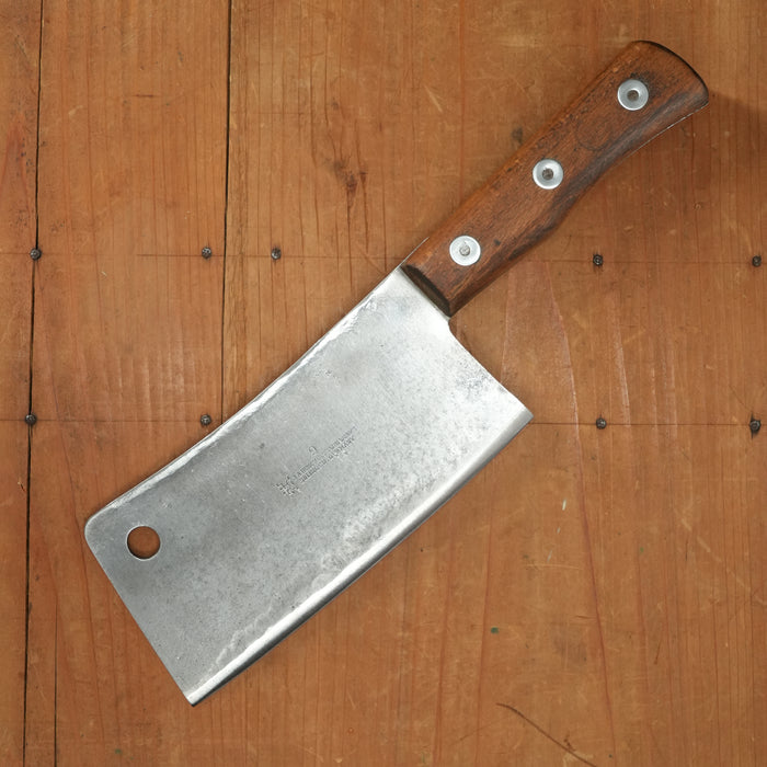 J A Henckels 6" Cleaver Carbon Steel Solingen 1920s 30s