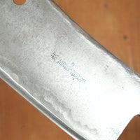 J A Henckels 6" Cleaver Carbon Steel Solingen 1920s 30s
