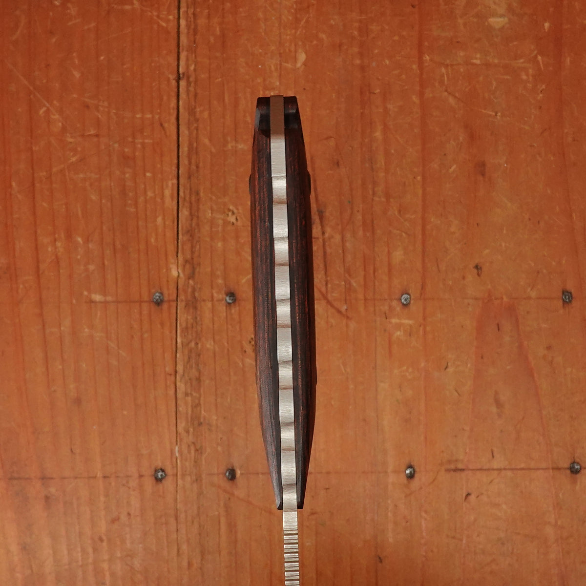 Benchmade 15017  Hidden Canyon Hunter Drop-point CPM-S30V Stabilized Wood Handle With Leather Sheath