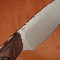 Benchmade 15017  Hidden Canyon Hunter Drop-point CPM-S30V Stabilized Wood Handle With Leather Sheath