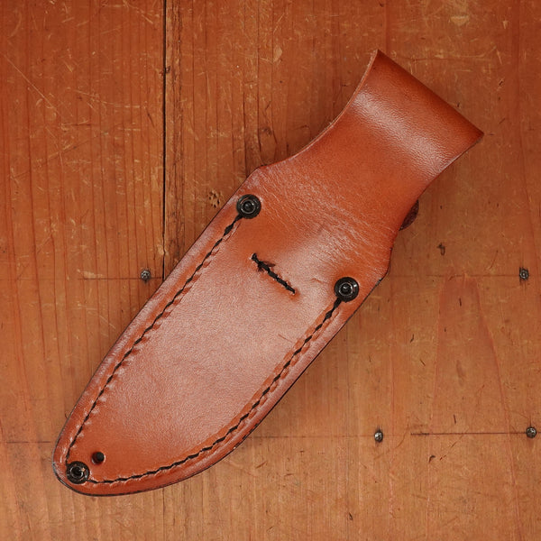 Benchmade 15017  Hidden Canyon Hunter Drop-point CPM-S30V Stabilized Wood Handle With Leather Sheath