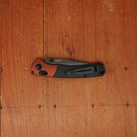 Benchmade 15085BK-04 Mini Crooked River Clip Point MagnaCut Burnt Copper Black Micarta