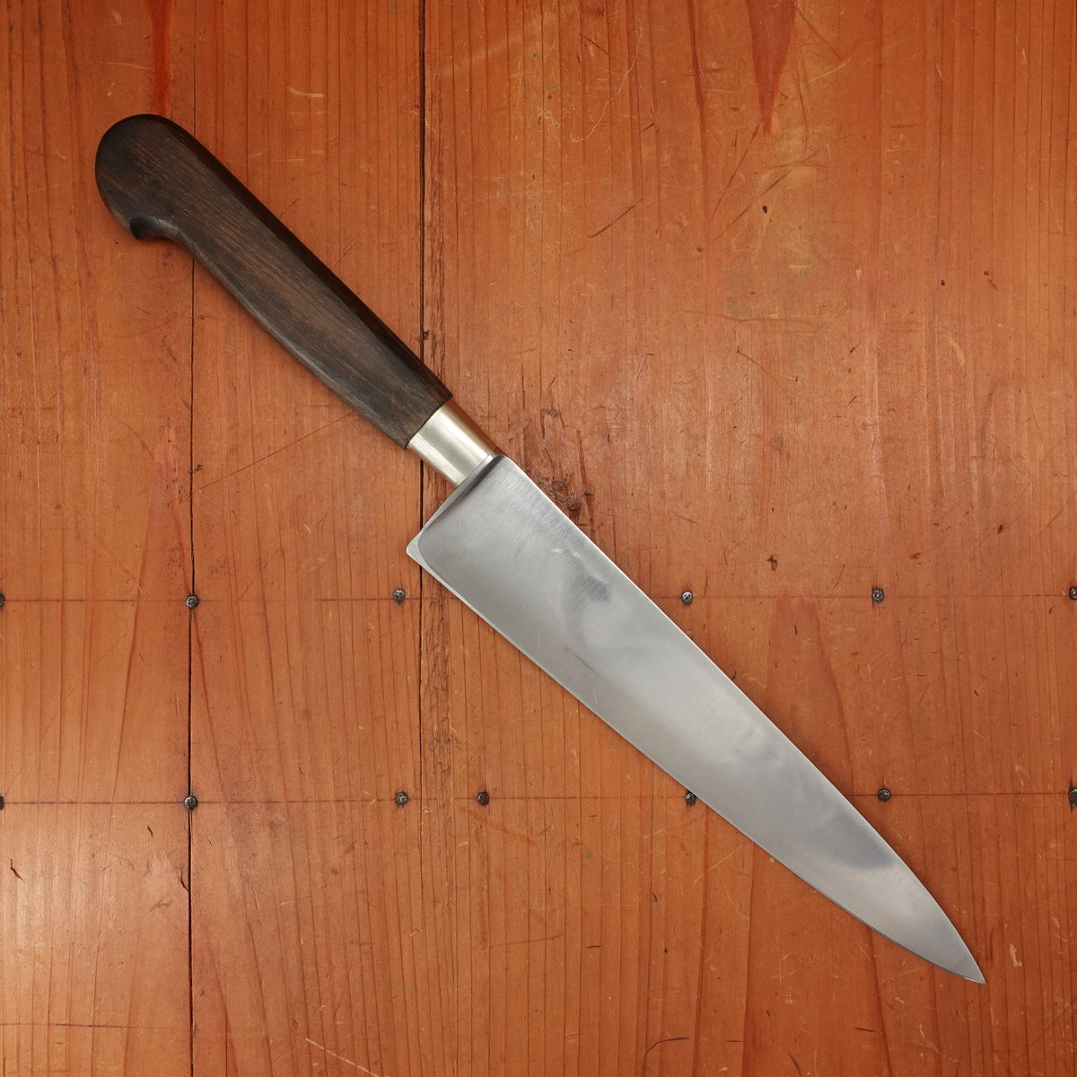 J.A. Henckels 8.25” Cuisine Massive / Nogent Style Chef Knife Stainless "Nicht Rostend" Solingen 1920s 30s