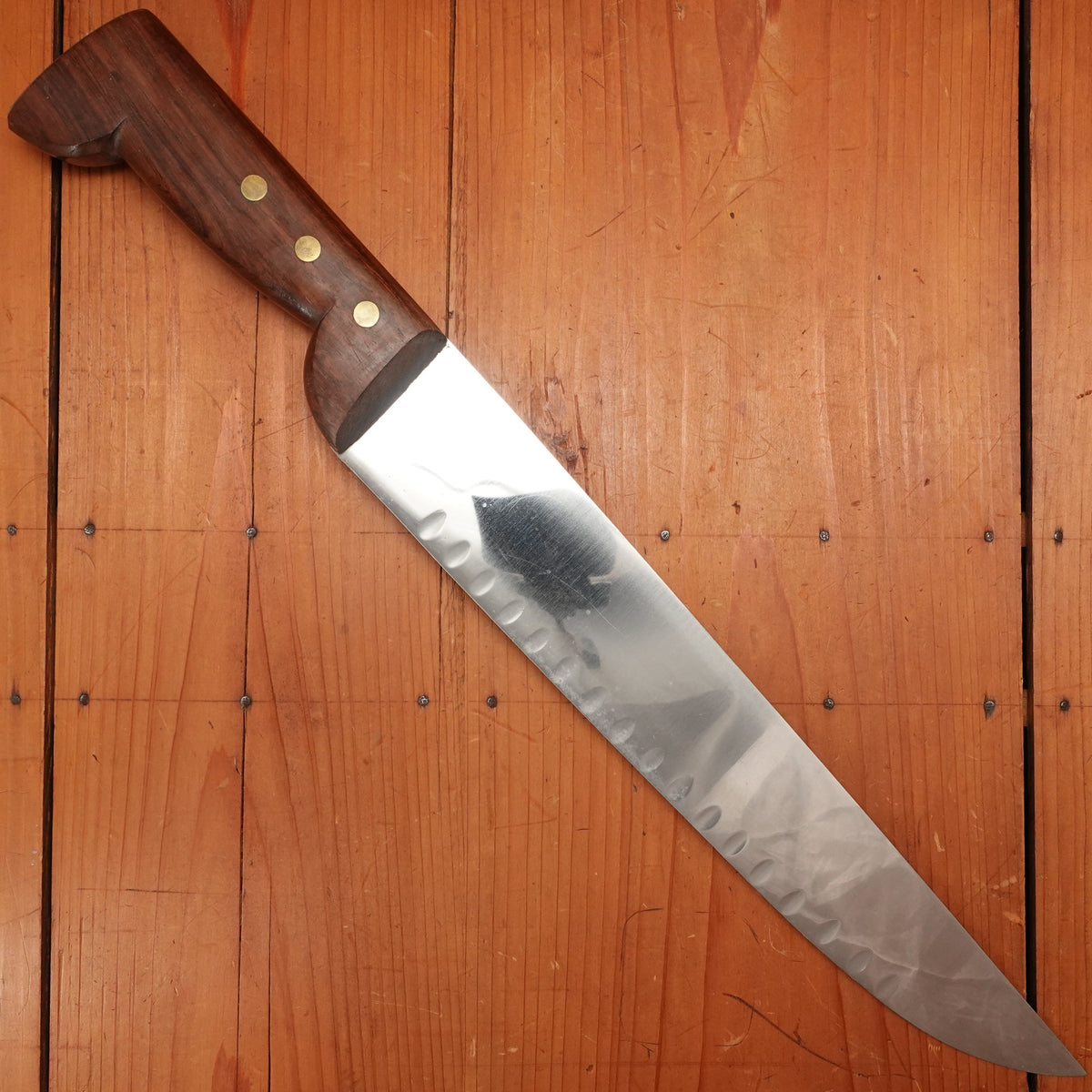 New Old Stock XL 13" Boucher Stainless Steel Palissander Thiers, France