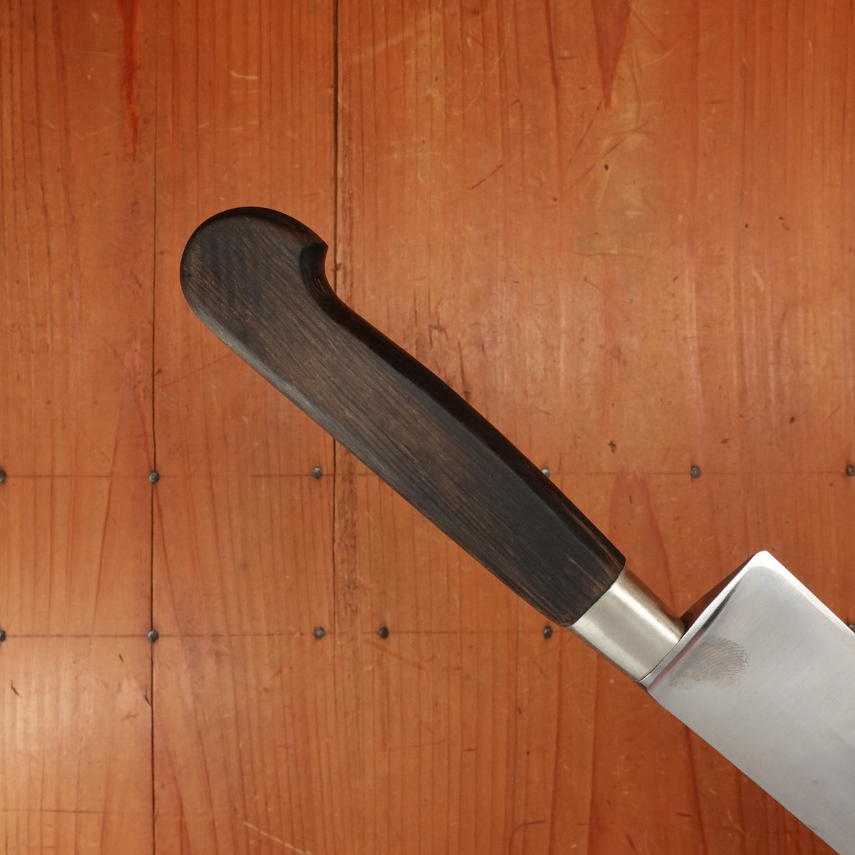 J.A. Henckels 8.25” Cuisine Massive / Nogent Style Chef Knife Stainless "Nicht Rostend" Solingen 1920s 30s