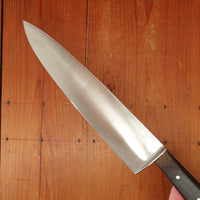 Refurbished J A Henckels 8.5" Chef Knife Friodur Stainless Walnut Solingen 1950s