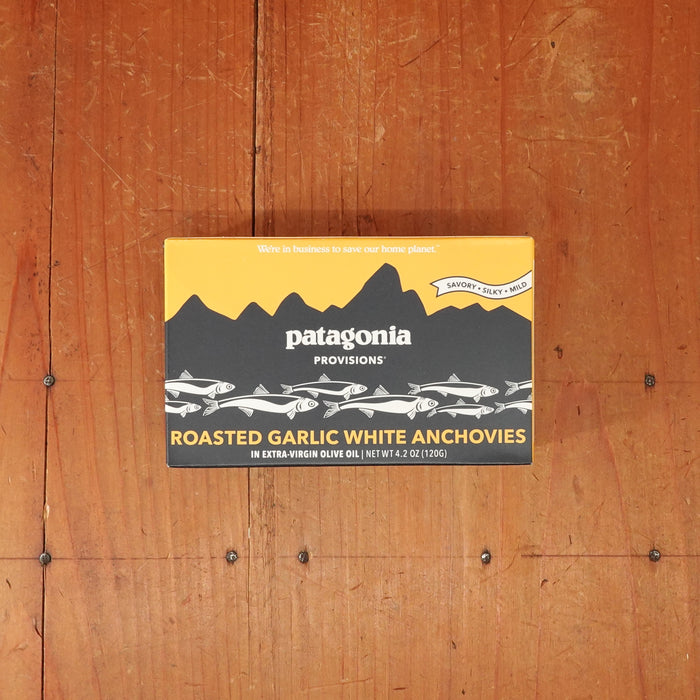Patagonia Spanish Roasted Garlic White Anchovies - 4.2oz