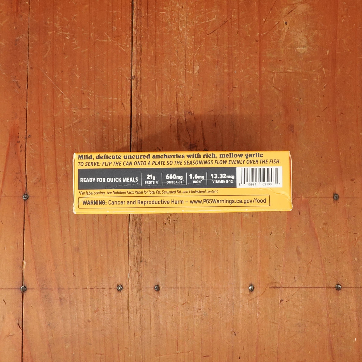Patagonia Spanish Roasted Garlic White Anchovies - 4.2oz