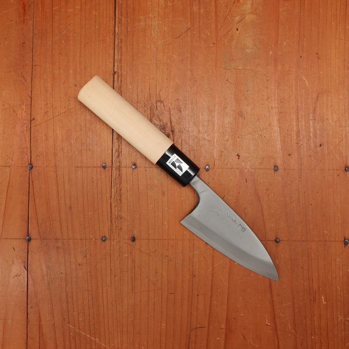 New Vintage Kanehide 90mm Deba Shirogami 3 Poplar Handle